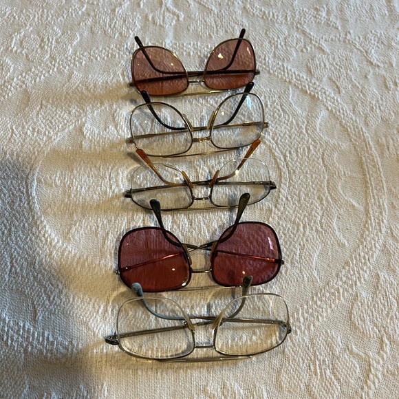 Men’s vintage glasses 5 Lot Frames Sunglasses and Regular - Picture 1 of 16